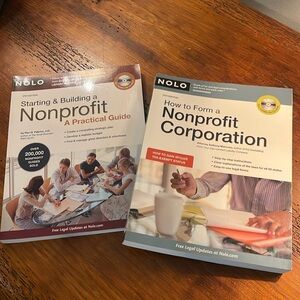 Starting a non profit ?  These books will be so valuable to you !